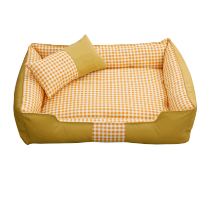 Square dog bed